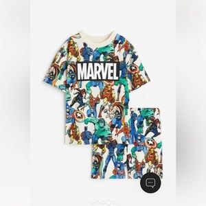 H&M Marvel Toddler Boys Short Set 4T